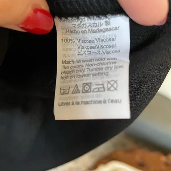 Madewell Central Shirt in Black size XXS - Picture 3 of 4